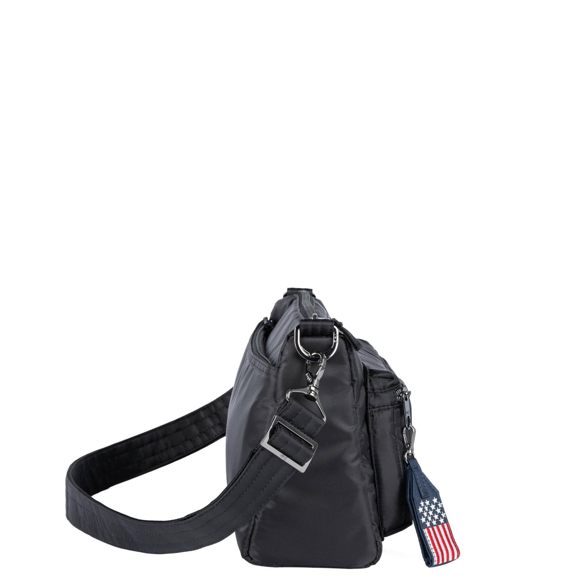 Stretch LE Crossbody Bag - Patriotic - BLACK 2 - 24321_StretchLE_Black_Angle_03
